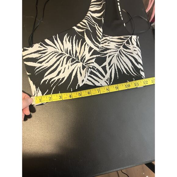 Zara Cold Shoulder Zebra Print Crop Top Size Small Animal Print Y2K Trendy - Picture 7 of 9